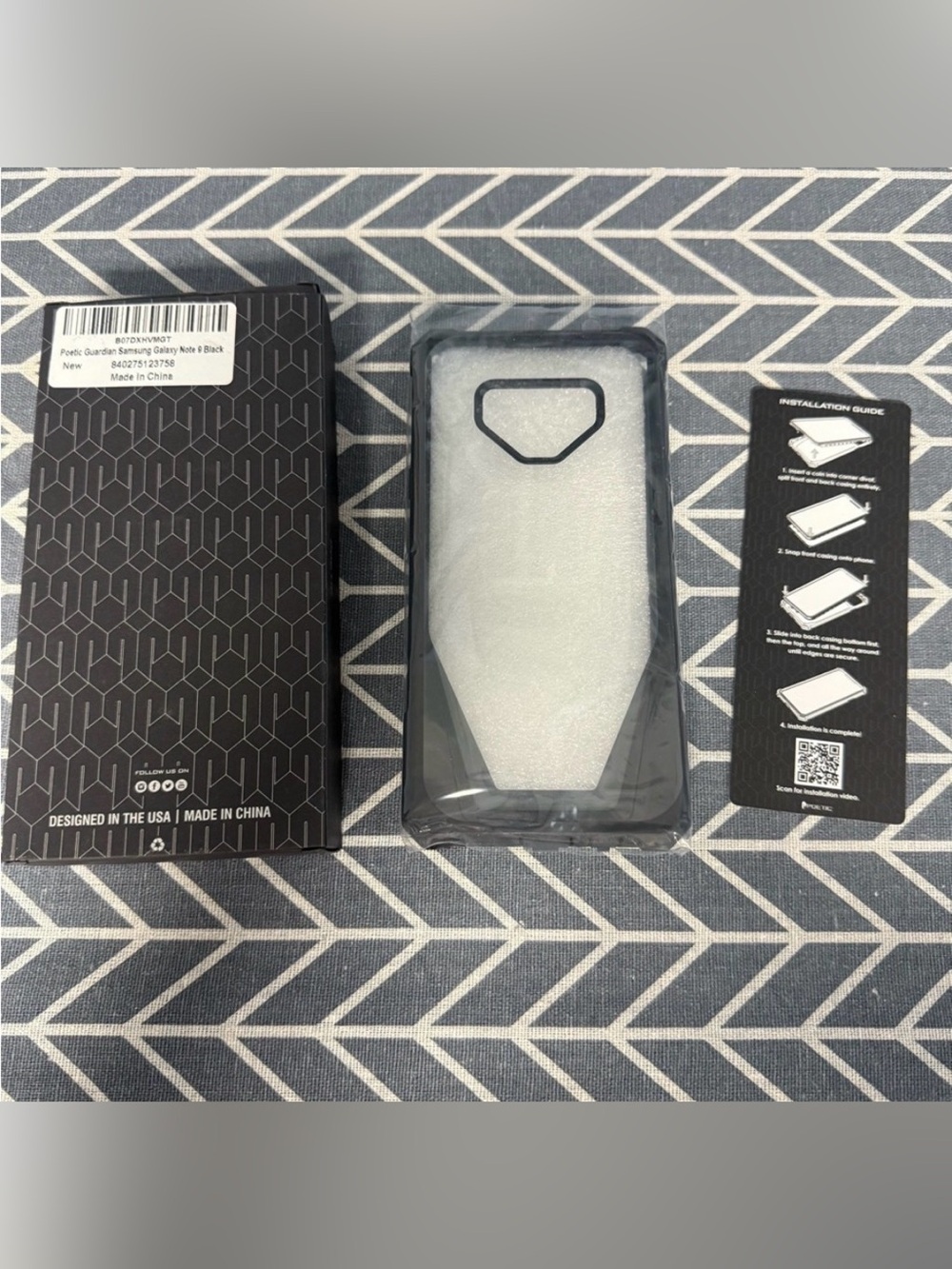 Black Phone Case Galaxy Note 9. NWT